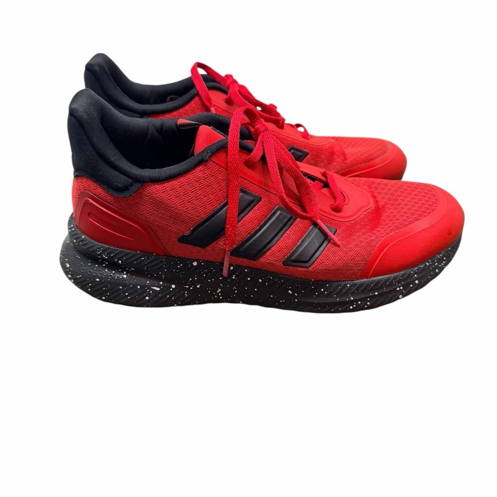Adidas Red and Black Running Shoes Size 7